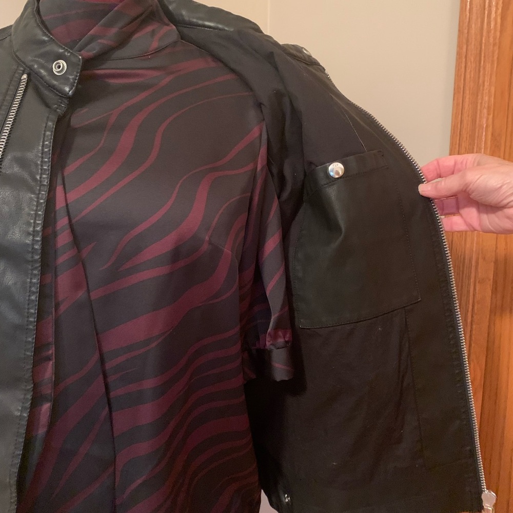 G-Star Raw Vegan leather jacket, like new condition. size M no labels. NWOT - Picture 2 of 6
